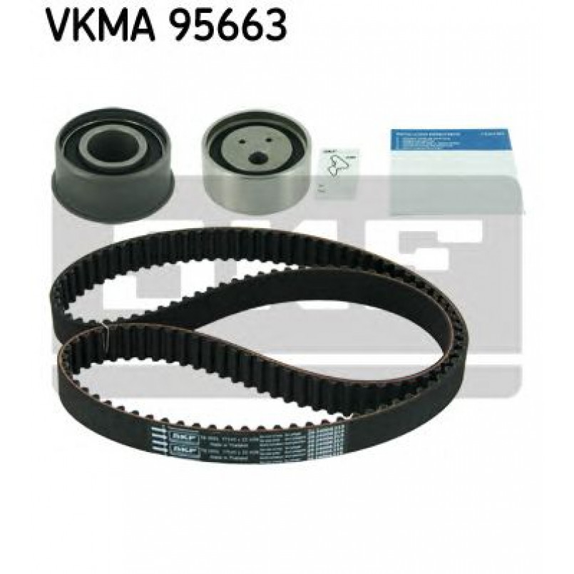 VKMA 95663 SKF Комплект (ремінь+ролики)